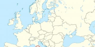 Karte Vatikāna eiropā